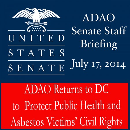 Asbestos Victims Unite to Protect Civil Rights and Public Health