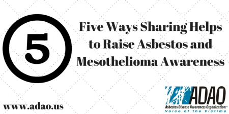 Five Ways Sharing Helps to Raise Asbestos and Mesothelioma Awareness CANVA