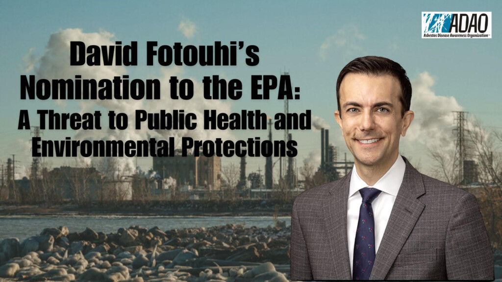 ADAO March eNewsletter: Advancing the Alan Reinstein Ban Asbestos Now ...